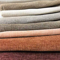 Nouvel arrivage : Tissu chenille 100 % polyester lavé européen, respirant, tissé, teint en fil, à carreaux, anti-boulochage, poids moyen, pour l'été