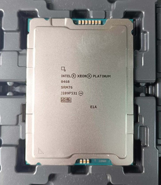 New Wholesale for Xeon Platinum 8468 5th Gen CPU 105M Cache 2.10 GHz 350W FCLGA4677 for Server in Stock