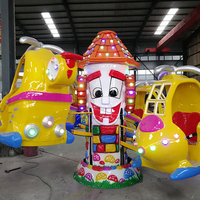 Aire de jeux populaire pour enfants, amusant, en avion mécanique, à vendre