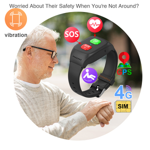 สมาร์ทวอทช์สำหรับผู้สูงอายุ, สมาร์ทวอท์ชกันน้ำตรวจสอบสุขภาพ GPS กันน้ำสำหรับดูแลบ้านพยาบาล<span class=keywords><strong>นาฬิกา</strong></span>ข้อมือ - Product Image 1
