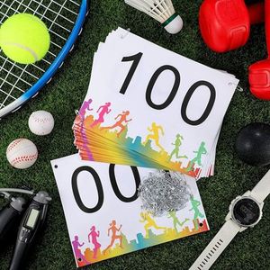 Números de Dorsal Personalizados para Carreras, 5K, 10K, Medio Maratón, Tela a Todo Color, Dorsales de Una Cara, Etiquetas para Corredores - Product Image 1