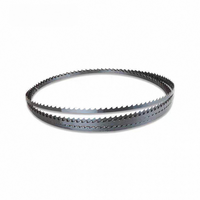 Lame de scie à ruban industrielle en acier bi-métal au carbure de tungstène, soudée haute fréquence, en acier à haute teneur en carbone, 18 pouces, finition blanche, OEM