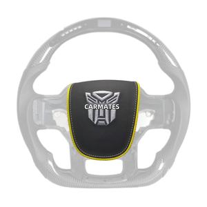 Ante de cuero personalizado para <span class=keywords><strong>Chevrolet</strong></span> <span class=keywords><strong>Cruze</strong></span> 2009 Aveo Orlando 2011 <span class=keywords><strong>volante</strong></span> cromado cubierta de bocina 95115462 84483796 - Product Image 2
