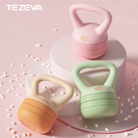 Kettlebell professionnel en plastique coloré réglable multi-poids pour usage commercial en salle de sport et à domicile, certifié ISO9001 CE
