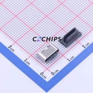 YTC-TC8S-125 USB Connector SMD Connector ( Connector Type: Type-C )( Gender: Female )( Mounting Type: Vertical Mount ) - Product Image 1