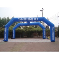 Arche publicitaire gonflable sur mesure en promotion pour événements sportifs, ligne de départ, marathon, triathlon