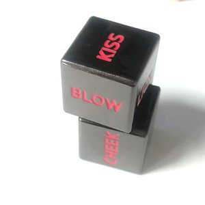 <span class=keywords><strong>Dados</strong></span> de Metal Poliédricos de 6 Caras con Letras del Alfabeto, Modelo URL0313-2, 100% Impermeables, 12g, <span class=keywords><strong>para</strong></span> Ajedrez y Juegos de Cartas - Product Image 3