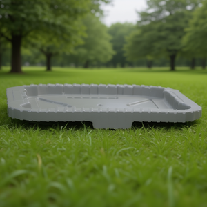 Coperchio Quadrato Grigio per Contenitore Rifiuti Tapa Brute Cuadrada Gris Cubo Fg3526 Fg352700gray - Product Image 3