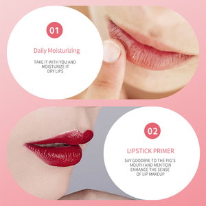 EBUG-Bálsamo labial natural para el cuidado de los <span class=keywords><strong>labios</strong></span>, Bálsamo hidratante para el cuidado de los <span class=keywords><strong>labios</strong></span>, con diseño de fresa, <span class=keywords><strong>aloe</strong></span> <span class=keywords><strong>vera</strong></span>, miel, té verde, Durazno - Product Image 6