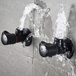 Robinet d'arrêt d'eau en cuivre pour salle de bain, toilettes, évier de cuisine, douche et contrôle du débit - Product Image 6
