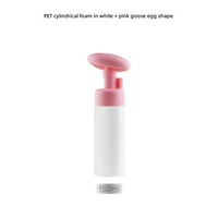 Bouteille en plastique PET pour mousse nettoyante pour le visage, 100 ml, 150 ml, 200 ml, avec pompe à mousse