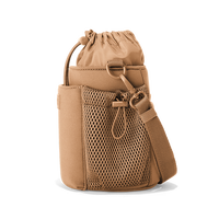 Logo personnalisé course à pied randonnée Cross Body bouteille d'eau pochette de transport pochette en néoprène bouteille d'eau sac à bandoulière avec sangle