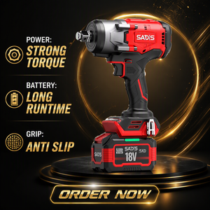 ประแจบลัชเลส<span class=keywords><strong>ไร้</strong></span><span class=keywords><strong>สาย</strong></span> 21V 800NM แรงบิดสูง แบตเตอรี่ Li-ion 4.0Ah 650W รับประกัน 1 ปี เครื่องมือซ่อมรถยนต์ รถบรรทุก - Product Image 2