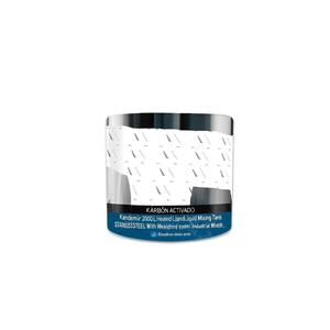 Cuve de mélange de liquides chauffée Kandemir 2000 L en acier inoxydable avec système de pesage, mélangeur industriel - Product Image 2