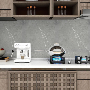 Adesivo Murale Effetto Marmo Impermeabile Ispessito per <span class=keywords><strong>Soggiorno</strong></span>, Pannello in PVC per Bagno e Cucina, Spessore 2,5mm - Product Image 3