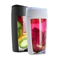 Bouteille shaker de sport en plastique PP écologique avec logo personnalisé et couvercle, pour boire directement, idéale pour le bureau et l'extérieur