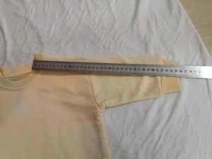 เสื้อผ้าเด็กอ่อนแขนยาวสีพื้นผ้าสเวตเชิ้ตสำหรับคลานในช่วงฤดูใบไม้ร่วง - Product Image 5