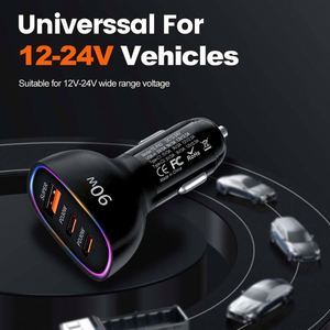 New Arrival High Speed Magnetic Car Charger Dual PD & QC3.0 3-Port Fast Charging Adapter for Laptop & Mobile Phone - Product Image 5