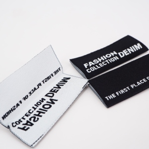 Dệt nhãn sản xuất nhãn 15 + năm dệt kinh nghiệm để tùy chỉnh tư nhân mật độ cao Damask quần áo dệt nhãn - Product Image 6