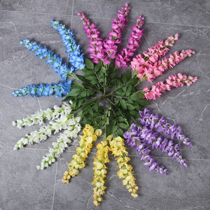 Arbre doré artificiel, vigne de glycine géante, longues branches, fleurs en soie, décoration suspendue pour mariage - Product Image 2