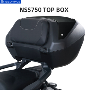 Top case de moto NSS750, étanche, installation rapide, bagage adaptable, capacité 50L pour Honda Forza750 sans supports de bagages arrière - Product Image 2