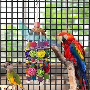 Coco rios De Aves kuşlar oyuncaklar Coco kabuk kuş oyuncaklar ahşap Pet ahşap kuş kafesi için oyuncak <span class=keywords><strong>stand</strong></span>ı - Product Image 6