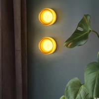 Lampe murale ronde mini créative très vendue pour loft, couloir, escalier, lumière d'ambiance décorative, veilleuse de chambre