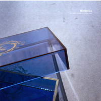 Boîte acrylique personnalisée pour chaussures, en plexiglas coloré, présentoir à personnaliser