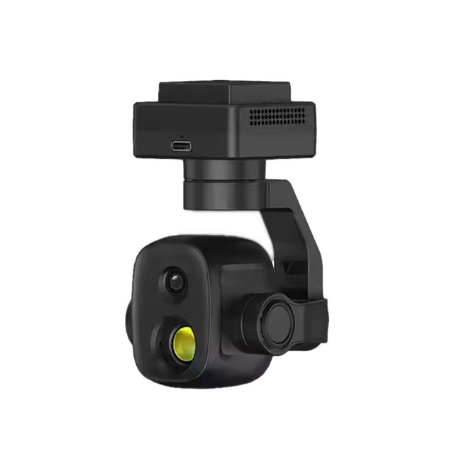 Yihang ZT6 4K 8MP Mini Dual Sensor Optical Gimbal UAV Camera with Panoramic View IP53 Protection PC Material 177g