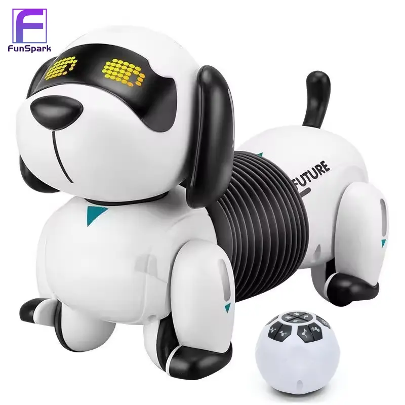 Smart AI Interactive Remote Control Cute Robot Dog Electronic Toy Kids Intelligent Programming Pet RC Toys robot for Children