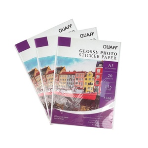 <span class=keywords><strong>Quaff</strong></span> กระดาษภาพถ่าย150gsm 135gsm 90gsm A3 A4กันน้ำพิมพ์ได้สีขาวอิงค์เจ็ทมันวาวสูง - Product Image 2