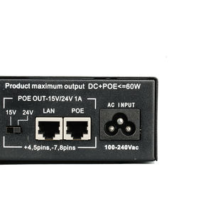 SKE Mini POE 60W DC UPS 9V 12V POE 24V 48V 16000mAh LiFePO4 Batería Mini UPS con puerto Gigabyte POE - Product Image 5