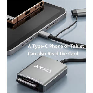 Lecteur de <span class=keywords><strong>carte</strong></span> USB C <span class=keywords><strong>XQD</strong></span> Lecteur de <span class=keywords><strong>carte</strong></span> mémoire USB 3.0 <span class=keywords><strong>XQD</strong></span> SD pour <span class=keywords><strong>Sony</strong></span> G/M Series & Lexar 2933x/1400x USB Mark <span class=keywords><strong>XQD</strong></span> Card Slot - Product Image 5