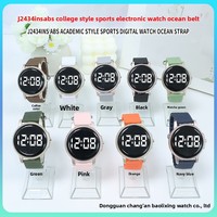 Jam Tangan Digital LED Sport Kasual Gaya Korea Terbaru, Terlaris, Personal, Hadiah Unisex untuk Pelajar, Anak Laki-laki, Perempuan, Wanita, Pria