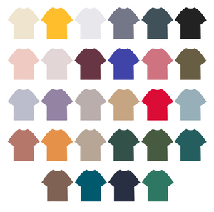 Camiseta MT2520 de Alta Calidad, Bajo MOQ OEM, Personalizada, 270 Gramos, 100% Algodón, Lisa, Corte Regular, para Hombre - Product Image 2