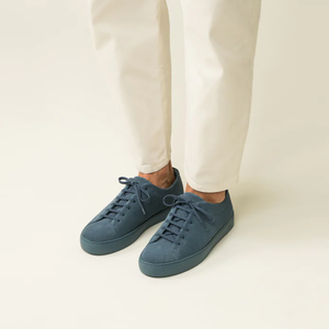 Chaussures pour hommes personnalisées avec logo, respirantes, à lacets, en daim, plates, résistantes, mode, skateboard, décontractées - Product Image 6