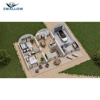 Maison préfabriquée EPS Dome Caravan Maison modulaire en vente