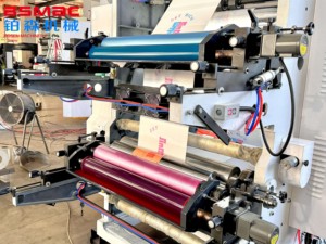 2 màu giấy màng nhựa hai mặt máy in flexo tùy chỉnh máy in tốc độ khác nhau - Product Image 4