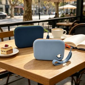 Zipper Square Candy Elegant <b>Box</b> Customized <b>Storage</b> Bag Unisex Travel Mini Portable Waterproof Silicone Coin Purse - Product Image 1