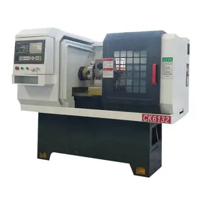 CK6132 China automatic flat bed cnc turning lathe machine price in india