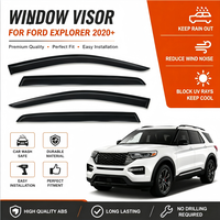 Déflecteurs de vitres latérales pour Ford Explorer 2020+ - Accessoires extérieurs automobiles - Protection contre la pluie - Vente chaude