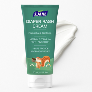 OEM <span class=keywords><strong>Baby</strong></span> ossido di zinco unguento crema lenitiva per la pelle sensibile pannolino Rash crema barriera per la cura del pannolino - Product Image 1