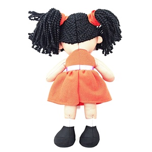 Muñeca de Trapo Personalizada de 28 cm, Hermosa Muñeca de Peluche, Muñeca Negra, Muñeca Americana - Product Image 4