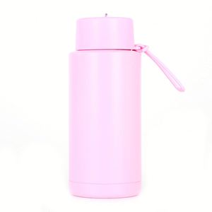 1000ML Custom Logo Modern American Style <b>Insulated</b> Stainless Steel Vacuum <b>Bottle</b> Reusable 34oz Travel <b>Straw</b> <b>Bottle</b> 6-12 Hours - Product Image 4