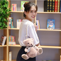 Sac à dos ours en peluche personnalisé Sacs de livres pour enfants en bas âge Cartoon Sac à dos pour enfants mignon Cartable mini sac à dos en peluche