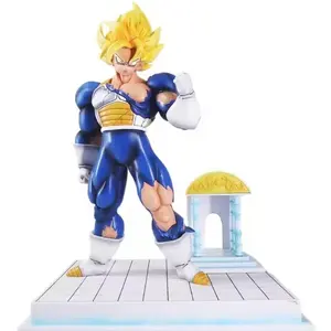 33cm Gk 애니메이션 Dbz 슈퍼 Saiyan 사원 아들 Goku 액션 피규어 정신 타임 하우스 Pvc 아들 Goku 소장 동상 모델 완구 선물