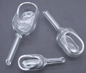 GLS-K 25*75 mm Entonnoirs de pesage en verre de laboratoire, forme cuillère, instrument de pesage en verre, verrerie - Product Image 5