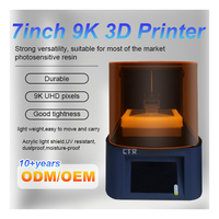 2025 imprimante 3d de niveau d'entrée 7 pouces 9k multi-matériaux haute précision Lcd bijoux dentaires Mini imprimante 3d