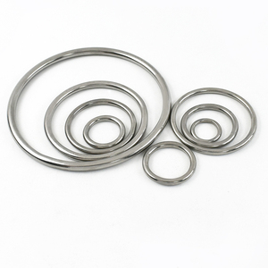 MeeTee XP109 15-100mm joints toriques en <span class=keywords><strong>acier</strong></span> inoxydable sans couture pour sac à main boucles de fermoir accessoires de quincaillerie boucle de joint torique en laiton massif - Product Image 6
