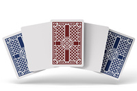 Cartes à écrire sur, lot de 2 jeux, avec motif au dos, imprimées offset et vernies sur carton